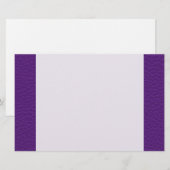 写真は紫の革。 便箋 (正面/裏面)