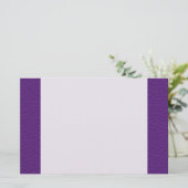 写真は紫の革。 便箋 (スタンド正面)