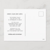 写真は結婚したクリスマスに移動 シーズンポストカード (裏面)