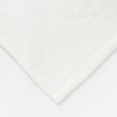 写真は結婚のためのモノグラムのな毛布を個人化します フリースブランケット (角)