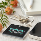 写真は見る芸術 – マインドセット引用文 キーホルダー (正面右)