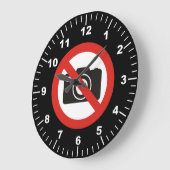 写真は許可されていません ラージ壁時計 (傾斜)