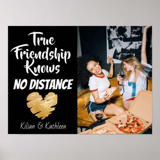 写真は遠遠くにく知らない友情に向かう ポスター (正面)