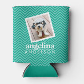 写真はChevronパタモダンーンと名前をカスタムする 缶クーラー (正面)