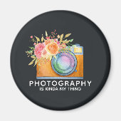 写真はKinda My Thing Water Color Camera マグネット (正面)