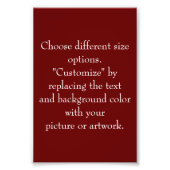 写真またはアートを追加 - あなただけのデザインに フォトプリント            (正面)