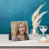 写真またはアート、名前、薄い白縁ど、文字 フォトプラーク (インサイチュ)