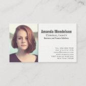 写真またはロゴ 名刺 (正面)