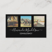 写真またはロゴQRコード写真 名刺 (正面)