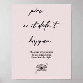 写真または使い捨てカメラの結婚場合 ポスター