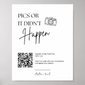 写真または使い捨てカメラの結婚場合 ポスター (正面)