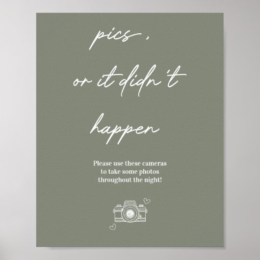 写真または使い捨てカメラの結婚場合 ポスター (正面)