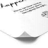 写真または使い捨てカメラの結婚場合 ポスター (角)