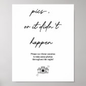 写真または使い捨てカメラの結婚場合 ポスター (正面)