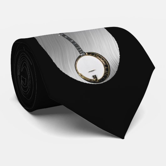 写真または文字タイバンジョーを追加 ネクタイ (ロール)