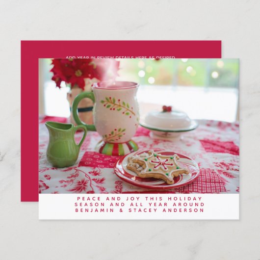 写真または画像の追加 – モダンレビュー中の年 (正面/裏面)