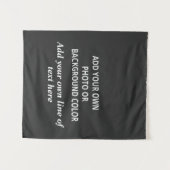 写真または背景色。テキストスロー  タペストリー (正面(横))