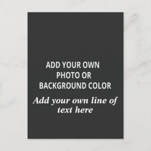 写真または背景色。テキストスロー  ポストカード