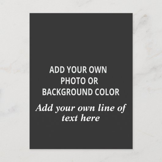 写真または背景色。テキストスロー  ポストカード (正面)