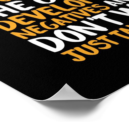 写真やる気を起こさせるが重要なものに焦点を当てる ポスター (角)