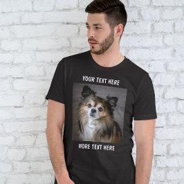 写真やテキスト、名前をカスタマイズ Tシャツ