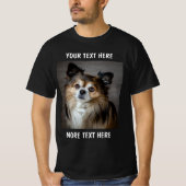 写真やテキスト、名前をカスタマイズ Tシャツ (正面)