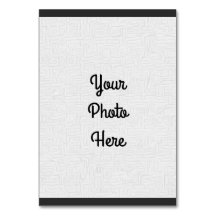 写真やデザインの追加 – テーブル番号