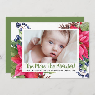 写真より多くのポメリーインセティアホリデイベビー 案内状