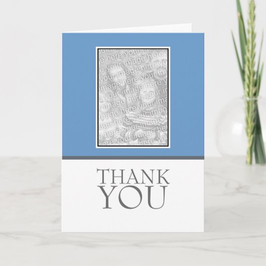 写真をお願いします サンキューカード (正面)