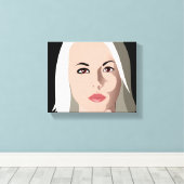 写真をここにアップロード キャンバスプリント (インサイチュ (ウッドフロア))