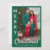 写真をアップロードしてパーソナライズされたクリスマスカードを作成しよう シーズンカード (正面)