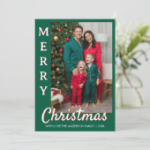 写真をアップロードしてパーソナライズされたクリスマスカードを作成しよう シーズンカード (スタンド正面)