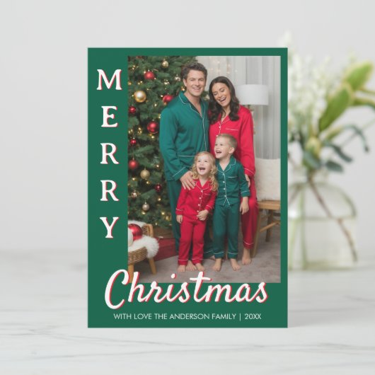 写真をアップロードしてパーソナライズされたクリスマスカードを作成しよう シーズンカード (スタンド正面)