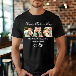 写真をアップロードしよう！お父さんへ、楽しい父の日を！ワンコと一緒に！ Tシャツ