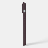 写真をアップロードするムーディナス紫 iPhoneケース (左側面)