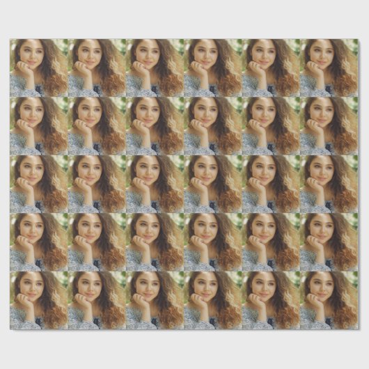 写真をアップロード ラッピングペーパー (フラット)