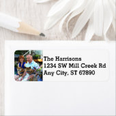 写真をカスタム差出人住所で ラベル (インサイチュ)