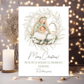 写真をバックに可愛いクリスマスカード シーズンカード