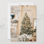 写真をバックに可愛いクリスマスカード シーズンカード (裏面)