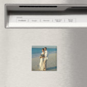 写真をパーソナライズ日付を保存 マグネット (インサイチュ (食洗機))