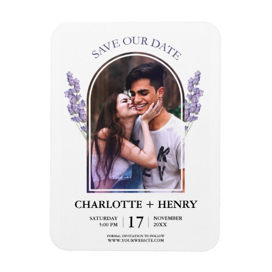 写真をミニマル置き換える日付カードを保存 マグネット (縦)