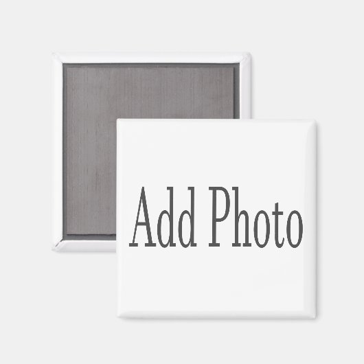 写真を丸い磁石または四角い磁石に追加 マグネット (正面/裏面)