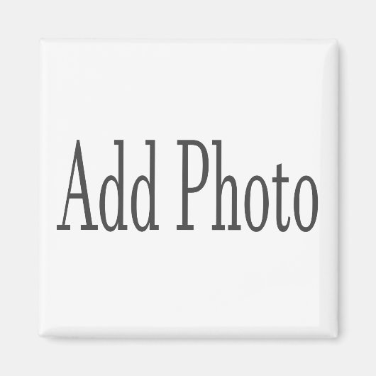 写真を丸い磁石または四角い磁石に追加 マグネット (正面)