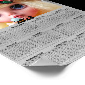 写真を予定表に置き換える ポスター (角)