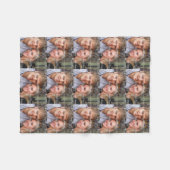 写真を作りますあなた専有物を個人化して下さい フリースブランケット (正面(横))