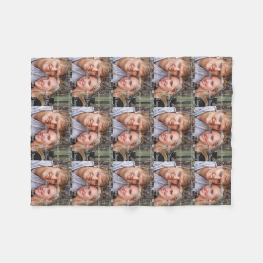 写真を作りますあなた専有物を個人化して下さい フリースブランケット (正面(横))