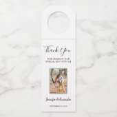 写真を作成してく結婚ださい ボトルネックタグ (正面)