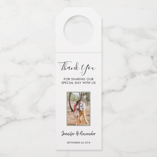 写真を作成してく結婚ださい ボトルネックタグ (正面)