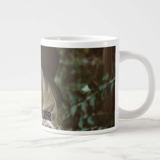 写真を作成モダンフルフォト ジャンボコーヒーマグカップ (右)