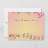 写真を使ったユニークなサンタのホリデーカード シーズンカード (裏面)